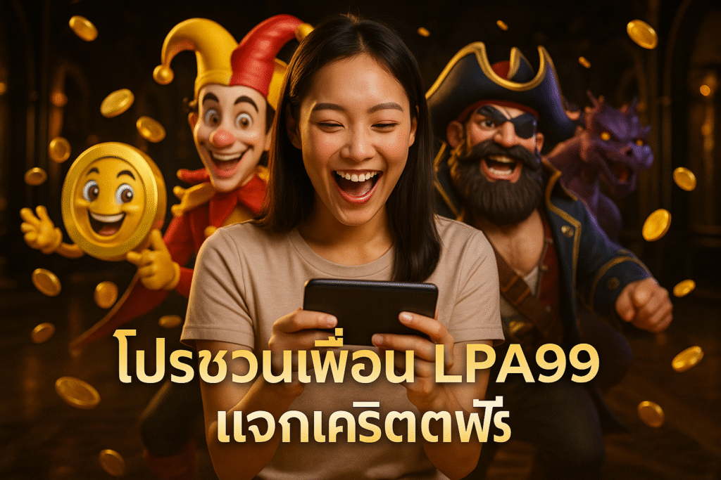 โปรชวนเพื่อน LPA99 แจกเครดิตฟรี