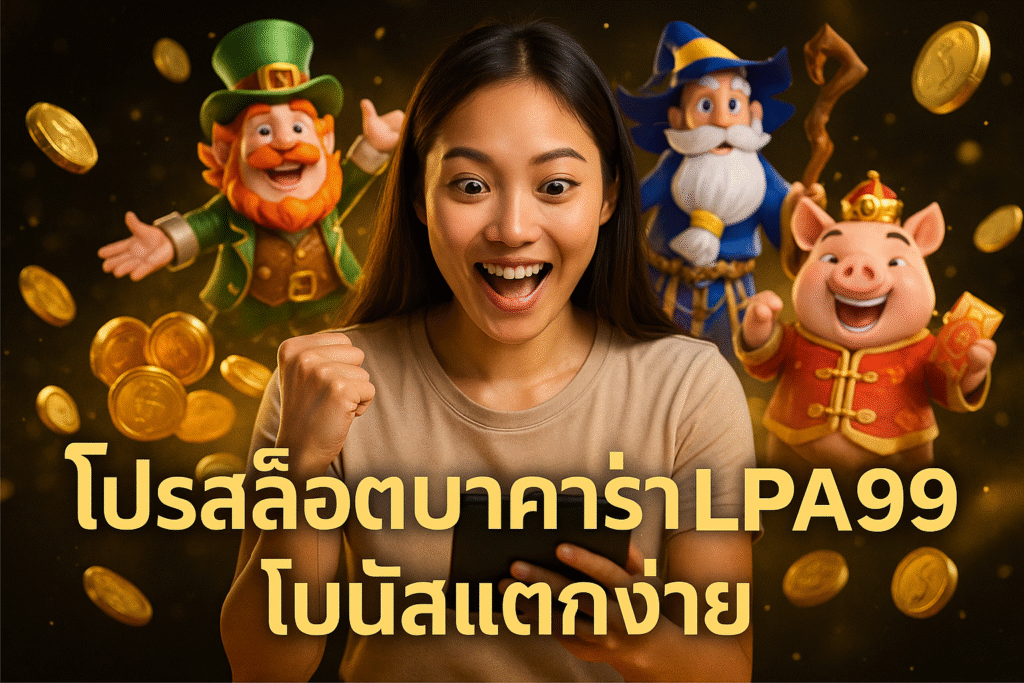 โปรสล็อตบาคาร่า LPA99 โบนัสแตกง่าย