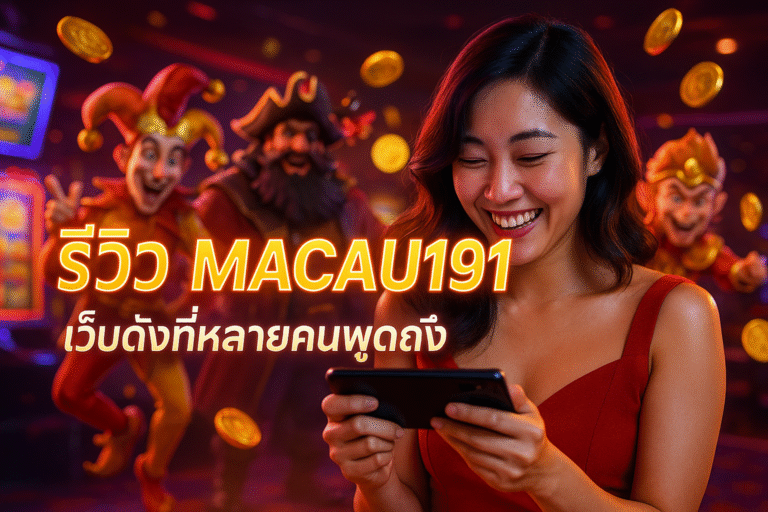 รีวิว MACAU191 เว็บดังที่หลายคนพูดถึง