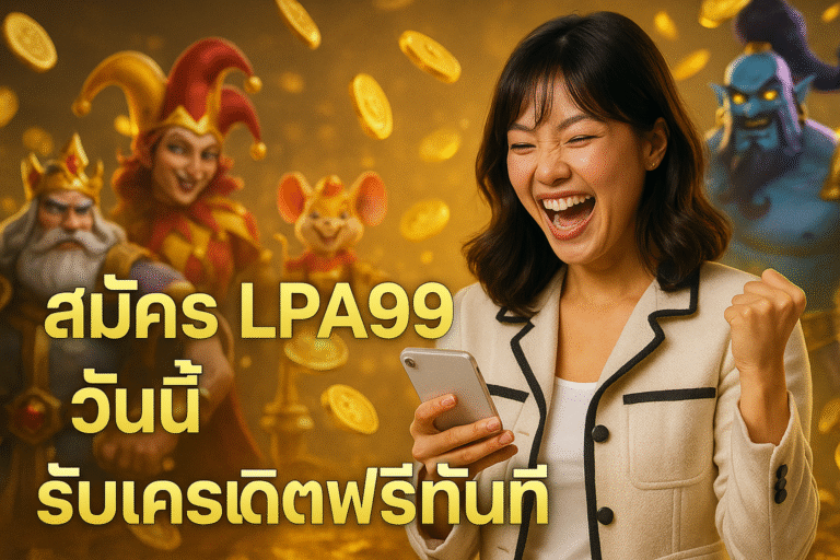 สมัคร LPA99 วันนี้ รับเครดิตฟรีทันที